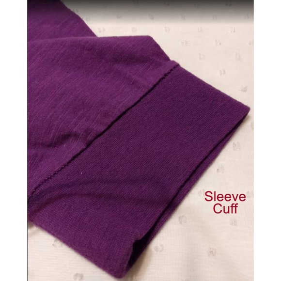 Harley Davidson Gowanda, NY Purple Shirt Rhinestones Roses Cuffed Sleeves Sz L - Picture 5 of 6